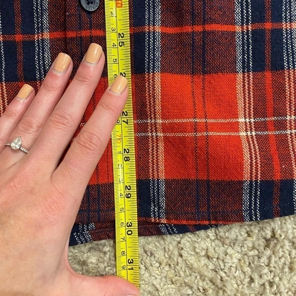 Brixton Men’s Red Plaid Button Down Shirt - Picture 6 of 7